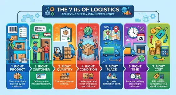 7 rs of logistics